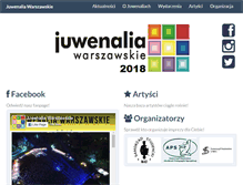 Tablet Screenshot of juwenalia.waw.pl
